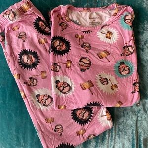Posh Peanut Ruth Bader Ginsburg girls pajamas size 8